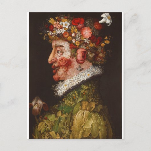 Giuseppe Arcimboldo - La Primavera Briefkaart (Voorkant)