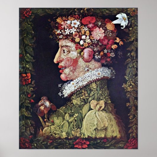 Giuseppe Arcimboldo - Lente Poster (Voorkant)