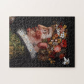 Giuseppe Arcimboldo Puzzle - Bloemen op zwart Legpuzzel (Horizontaal)
