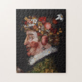 Giuseppe Arcimboldo Puzzle - Bloemen op zwart Legpuzzel (Verticaal)