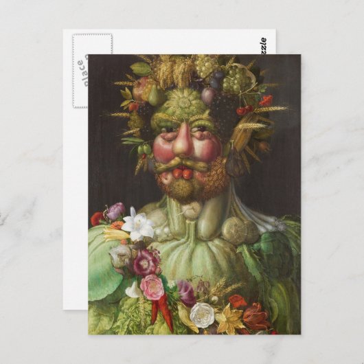 Giuseppe Arcimboldo - Rudolf Briefkaart (Voorkant / Achterkant)