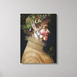 Giuseppe Arcimboldo Summer Canvas Afdruk