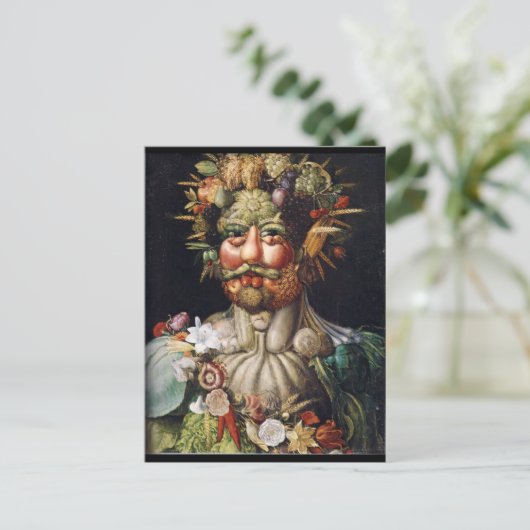 Giuseppe Arcimboldo Vegetable Man (Vertumnus) Briefkaart (Staand voorkant)