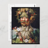 Giuseppe Arcimboldo Vegetable Man (Vertumnus) Briefkaart (Voorkant / Achterkant)