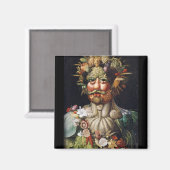 Giuseppe Arcimboldo Vegetable Man (Vertumnus) Magneet (Voorkant / Achterkant)