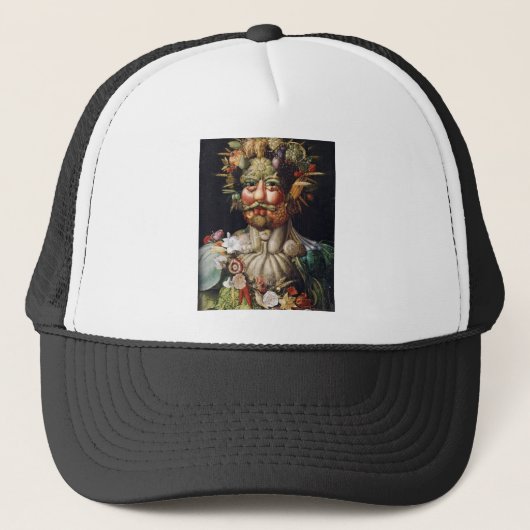 Giuseppe Arcimboldo Vegetable Man (Vertumnus) Trucker Pet (Voorkant)
