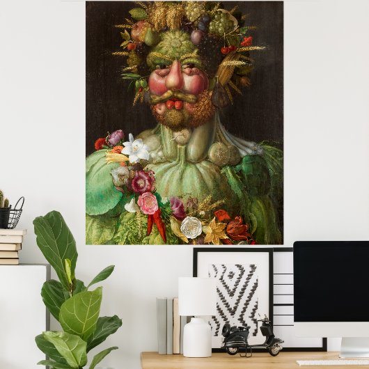Giuseppe Arcimboldo | Vertumnus -1591 Poster (Thuiskantoor)
