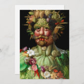 Giuseppe Arcimboldo - Vertumnus Bedankkaart (Voorkant / Achterkant)