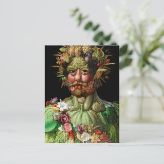 Giuseppe Arcimboldo - Vertumnus Briefkaart (Staand voorkant)
