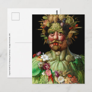Giuseppe Arcimboldo - Vertumnus Briefkaart