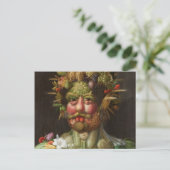 Giuseppe Arcimboldo - Vertumnus Briefkaart (Staand voorkant)