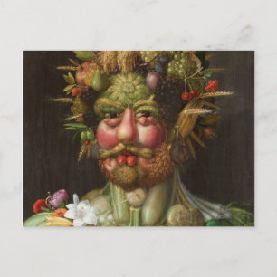 Giuseppe Arcimboldo - Vertumnus Briefkaart