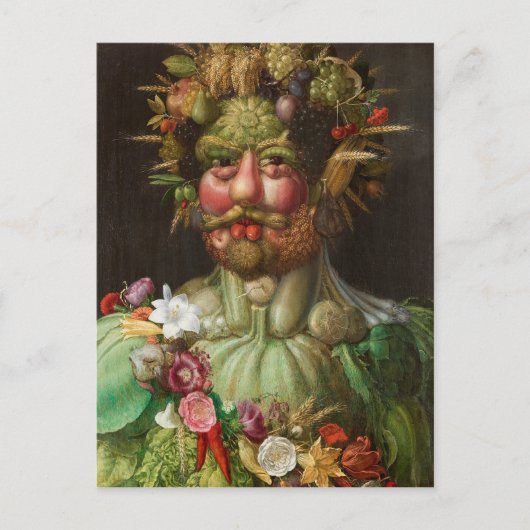 Giuseppe Arcimboldo - Vertumnus Briefkaart (Voorkant)