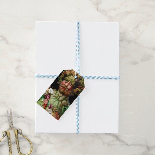 Giuseppe Arcimboldo - Vertumnus Cadeaulabel (Met Touw)