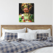 Giuseppe Arcimboldo - Vertumnus Canvas Afdruk (Insitu (Slaapkamer))