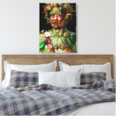 Giuseppe Arcimboldo - Vertumnus Canvas Afdruk (Insitu (Slaapkamer))