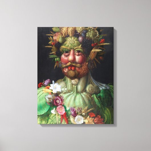Giuseppe Arcimboldo Vertumnus Canvas Afdruk (Voorkant)
