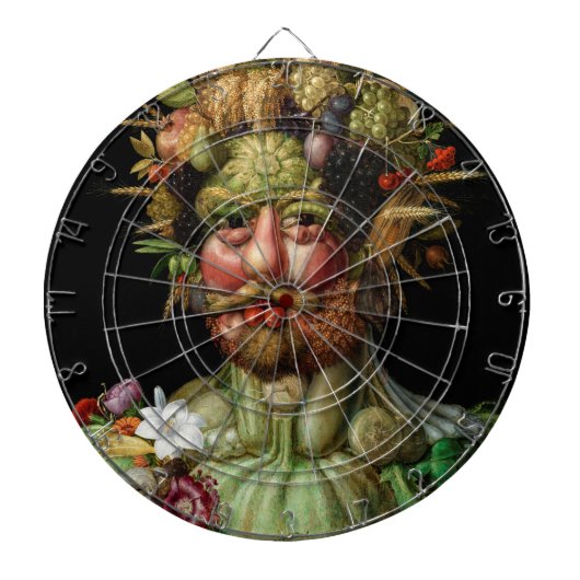 Giuseppe Arcimboldo - Vertumnus Dartbord (Voorkant)