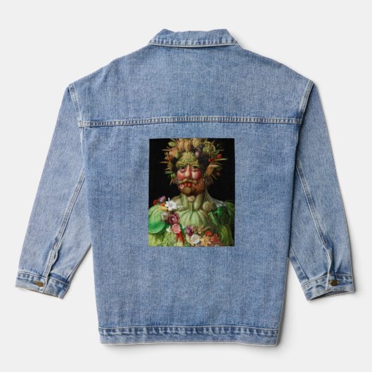 Giuseppe Arcimboldo - Vertumnus Denim Jacket (Achterkant)