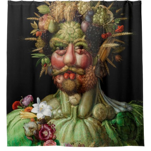 Giuseppe Arcimboldo - Vertumnus Douchegordijn (Voorkant)