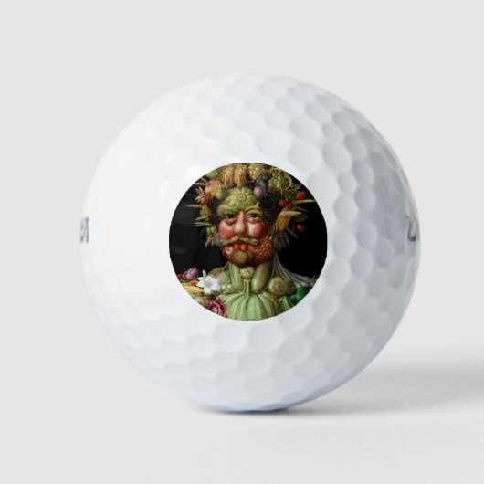Giuseppe Arcimboldo - Vertumnus Golfballen (Voorkant)