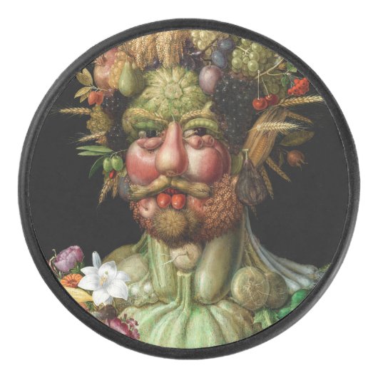 Giuseppe Arcimboldo - Vertumnus Hockey Puck (Voorkant)
