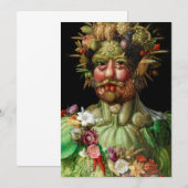 Giuseppe Arcimboldo - Vertumnus Kaart (Voorkant / Achterkant)