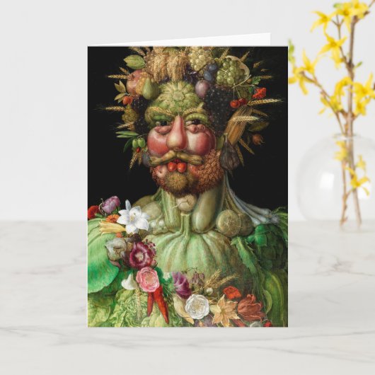 Giuseppe Arcimboldo - Vertumnus Kaart (Gele Bloem)