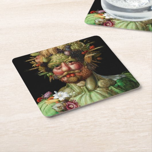 Giuseppe Arcimboldo - Vertumnus Kartonnen Onderzetters (Schuin)