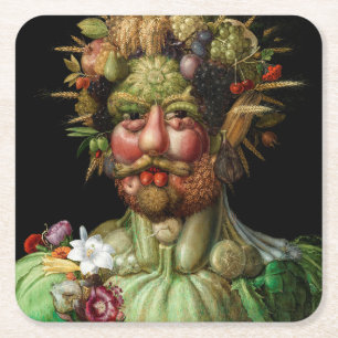 Giuseppe Arcimboldo - Vertumnus Kartonnen Onderzetters