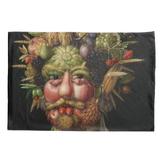 Giuseppe Arcimboldo - Vertumnus Kussensloop (Achterkant)