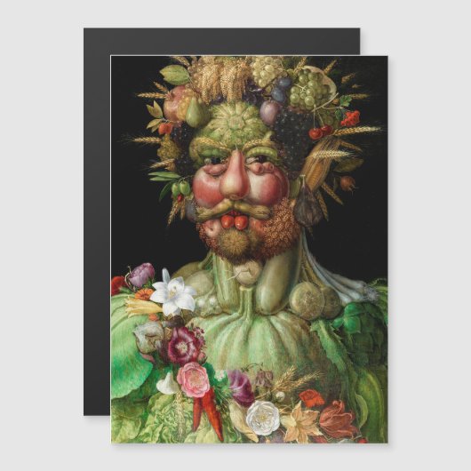 Giuseppe Arcimboldo - Vertumnus Magnetische Kaart (Voorkant / Achterkant)