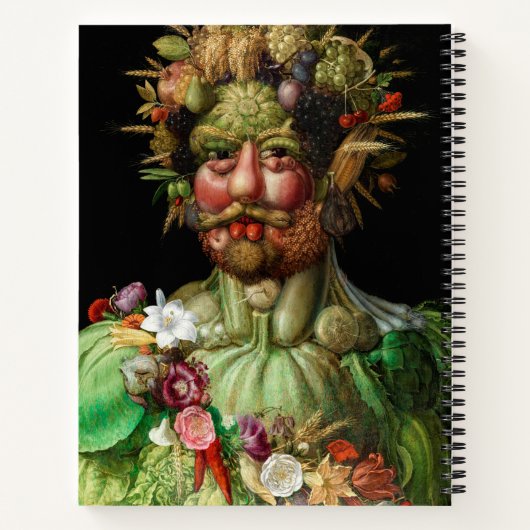 Giuseppe Arcimboldo - Vertumnus Notitieboek (Achterkant)