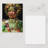 Giuseppe Arcimboldo - Vertumnus Notitiekaartje (Voorkant / Achterkant)
