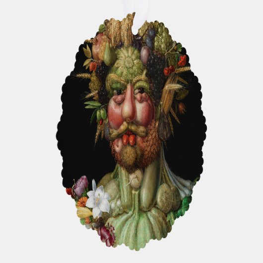 Giuseppe Arcimboldo - Vertumnus Ornament Kaart (Rechts)