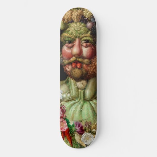 Giuseppe Arcimboldo - Vertumnus Persoonlijk Skateboard (Voorkant)