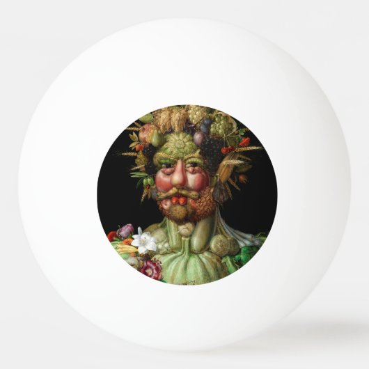 Giuseppe Arcimboldo - Vertumnus Pingpongbal (Voorkant)