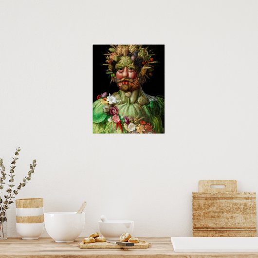 Giuseppe Arcimboldo - Vertumnus Poster (Keuken)