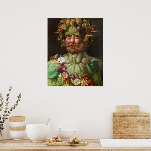 Giuseppe Arcimboldo - Vertumnus Poster (Keuken)
