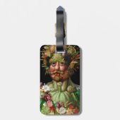 Giuseppe Arcimboldo - Vertumnus - QR-code Bagagelabel (Achterkant verticaal)