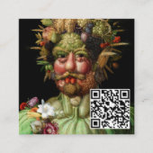 Giuseppe Arcimboldo - Vertumnus - QR-code Vierkante Visitekaartje (Voorkant)