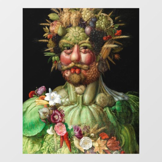 Giuseppe Arcimboldo - Vertumnus Raamsticker (Vel)