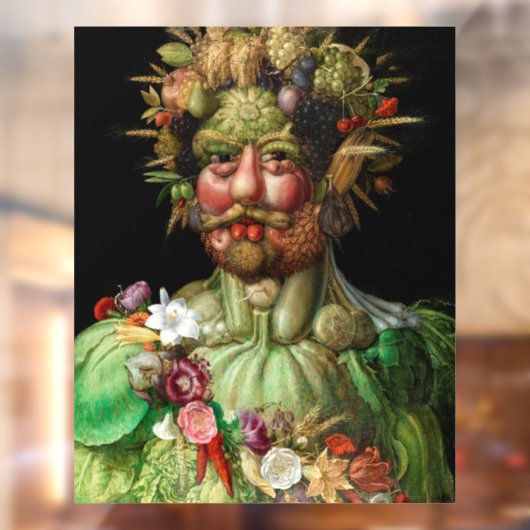 Giuseppe Arcimboldo - Vertumnus Raamsticker (Vel 2)