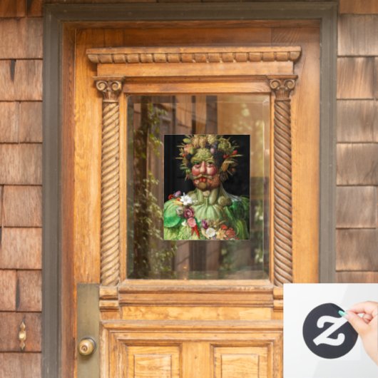 Giuseppe Arcimboldo - Vertumnus Raamsticker (Huis Deur)