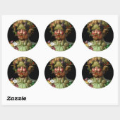 Giuseppe Arcimboldo - Vertumnus Ronde Sticker (Vel)