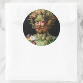 Giuseppe Arcimboldo - Vertumnus Ronde Sticker (Tas)