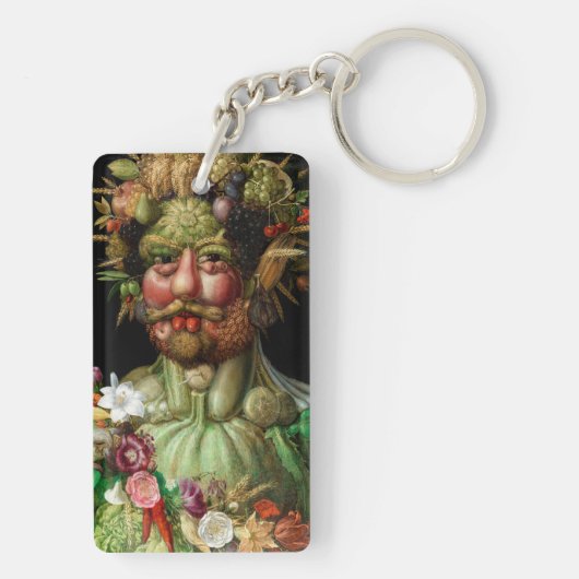 Giuseppe Arcimboldo - Vertumnus Sleutelhanger (achterkant)