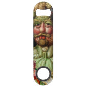 Giuseppe Arcimboldo - Vertumnus Speed Flessenopener (Achterkant)