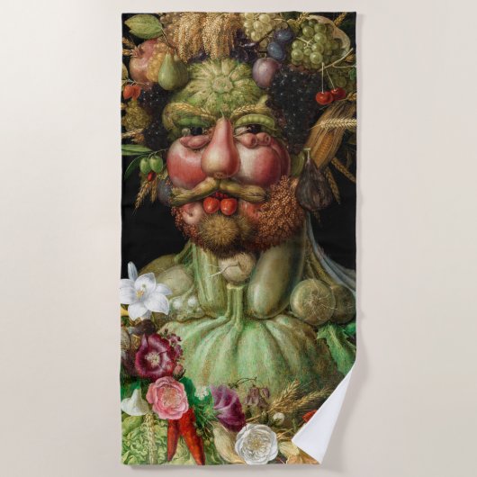 Giuseppe Arcimboldo - Vertumnus Strandlaken (Voorkant)