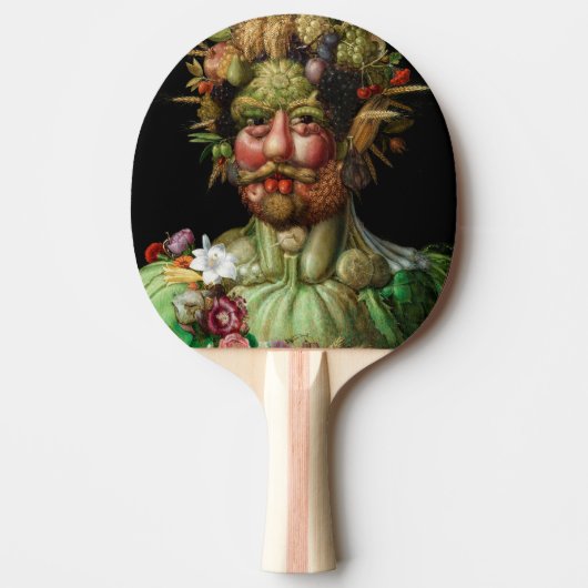 Giuseppe Arcimboldo - Vertumnus Tafeltennisbatje (Voorkant)